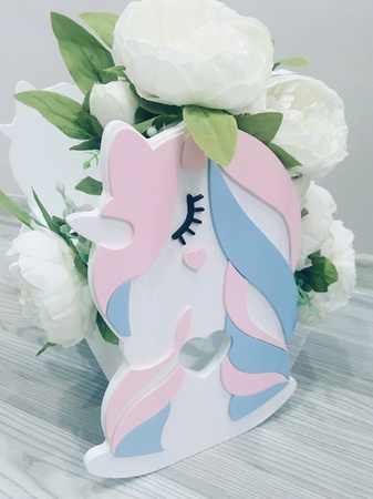 Кукольная кроватка-люлька "Единорожек"