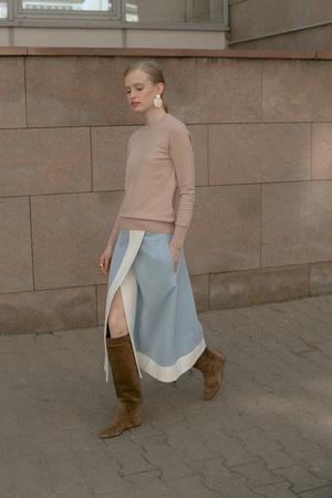 Юбка на запах из джерси '20