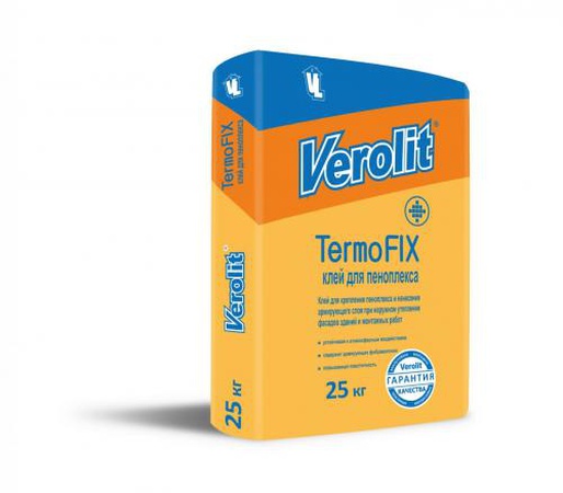 Клей для пеноплекса “Verolit TermoFIX” - 25 кг.