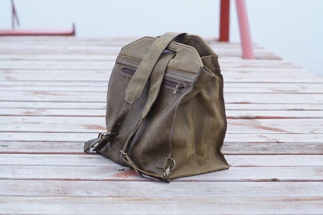 Кожаная сумка от HANDSEL