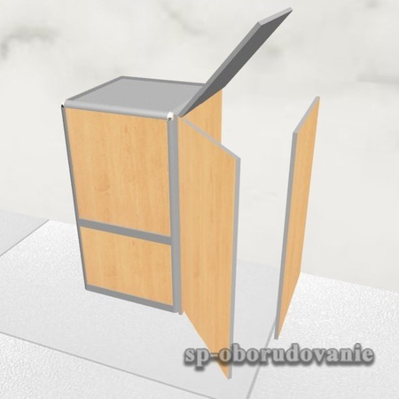 Калитка с крышкой 925х450х500