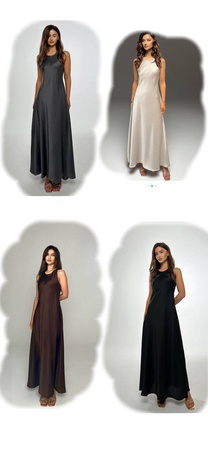 Абайка с платьем из японского шёлка