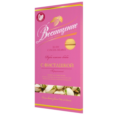 Стики "Восхищение" Ruby cocoa beans с фисташкой ,140 г