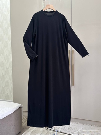 Базовое трикотажная тонкое платье