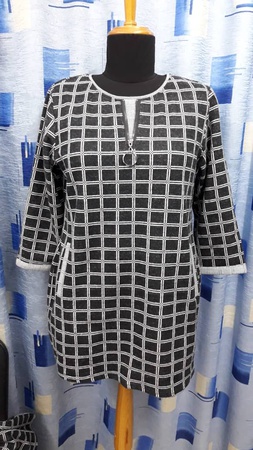 Туники трикотажные с 50 по 60 размер.