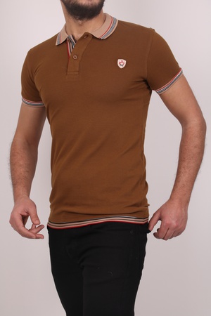 Футболка с воротником-поло из ткани пике