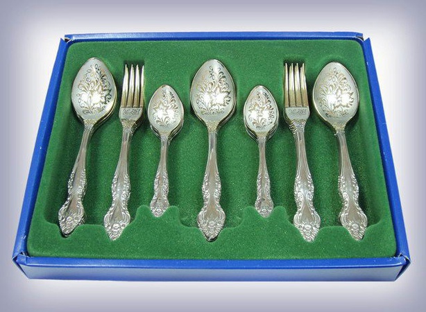 Çatal bıçak seti 36 ay., PVC flok M-3