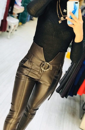 leather trousers