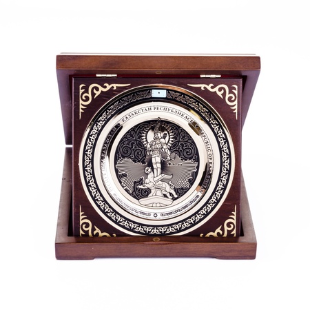 Плакетка настольная "Виды города Алматы - Казахстан"