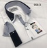 Slim Fit с коротким рукавом европейские мужские рубашки
