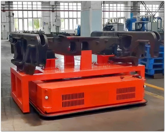 AGV самоходные тележки для завода по техническому обслуживанию поездов