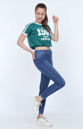 Full Power Likra Yüksek Bel Full Power Likra Kadın Kot