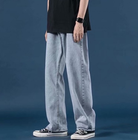 Мужские широкие джинсовые брюки