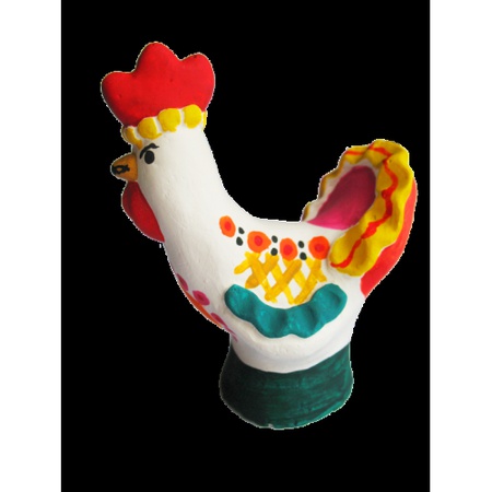 Гипсовая фигуркаДымковский Петух (стат.) (Д70*Ш45*