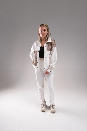 Костюм женский леопардовый принт