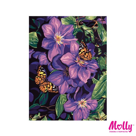 Sayıya göre boya Çiçeklerdeki Kelebekler