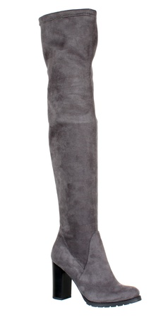 Женские ботфорты, стрейч <G6981>