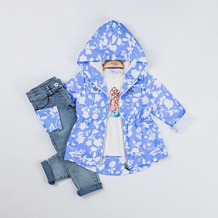 Toptan 3 Parça Kız Çocuk Ceket Body Ve Kot Pantolon 2-6Y