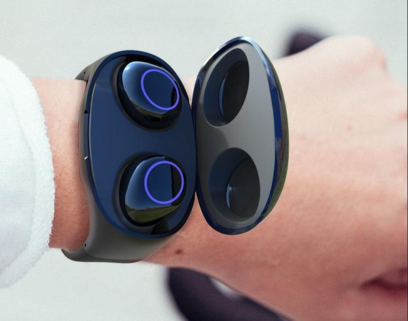 Bluetooth kulaklık - HM50 bilezik, sportif şık. Android ve IOS için uygundur