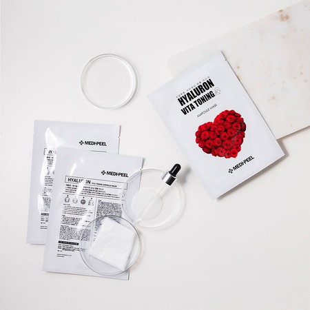 MEDI-PEEL HYALURON VITA TONING Ампульная маска