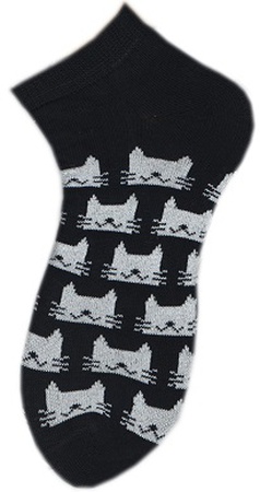 Следки женские (арт. 01с4) «Кошки»