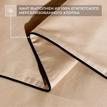 Наволочки 50*70 2 шт. Однотонный Сатин Элитный 100% египетский хлопок NE00557