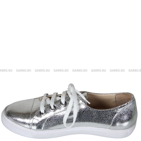 Полуботинки 106 серебряные,натуральная кожа