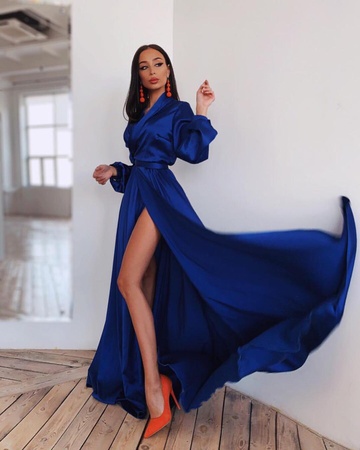 فستان من الحرير “Des Fruits”