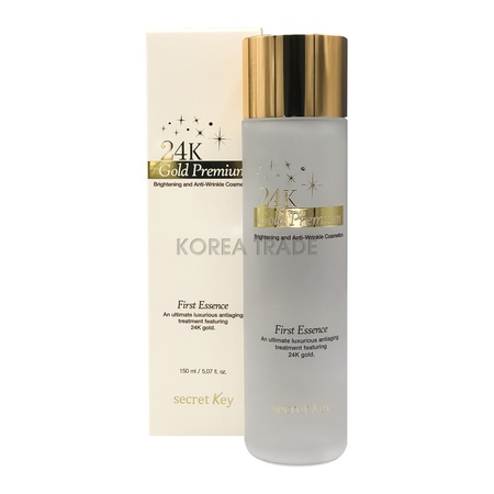 Secret Key 24K Gold Premium First Essence Омолаживающая эссенция с коллоидным золотом