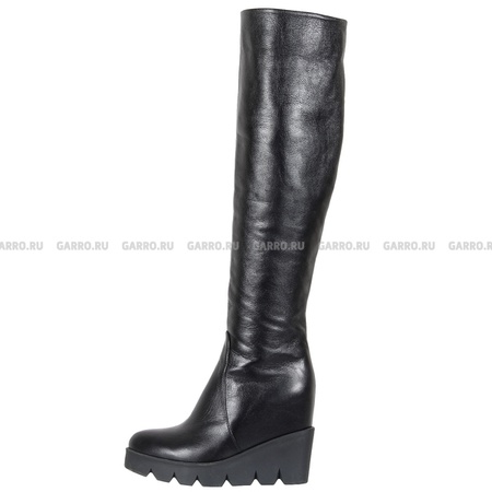 Сапоги 2080 чёрные, натуральная кожа