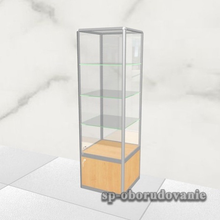 Витрина 1600х500х500