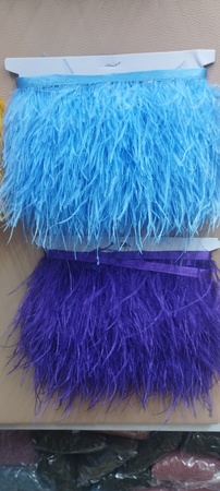 Ostrich feathers 10 cm