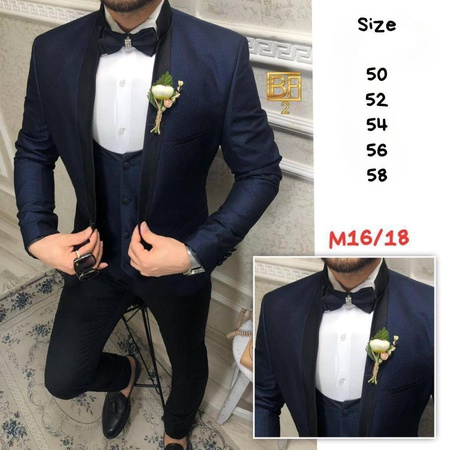 Smokin erkek takım elbise