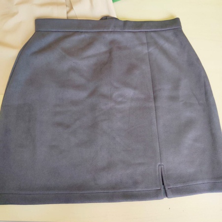 Юбка замша мини