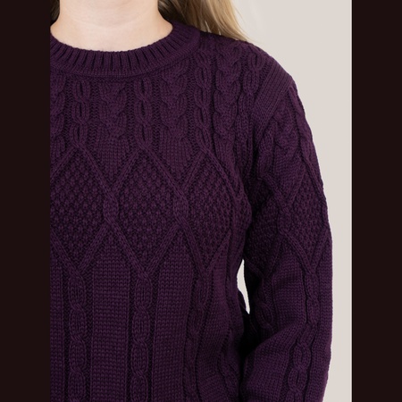 Свитер женский Пенелопа сиреневый 46-48