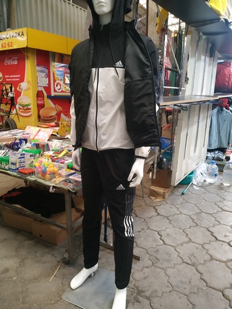 Sleeveless shirt. sport suit