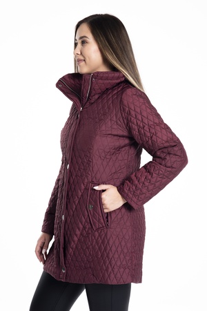 Büyük Beden Kapitone Mont