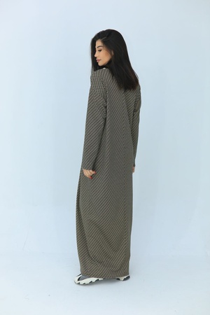 Комбинированное платье