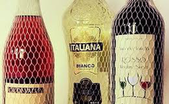 Сетка для защиты/декора бутылок