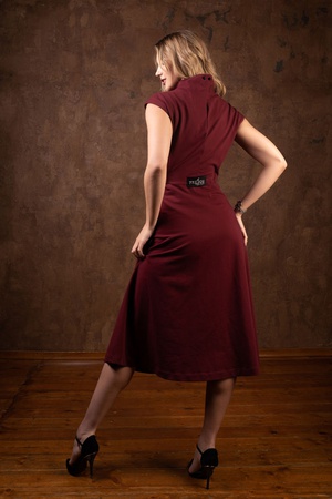 112-1696 Платье Солнечный лео