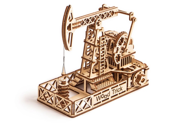 Mekanik 3D Ahşap Yapboz Wood Trick Oil Rig