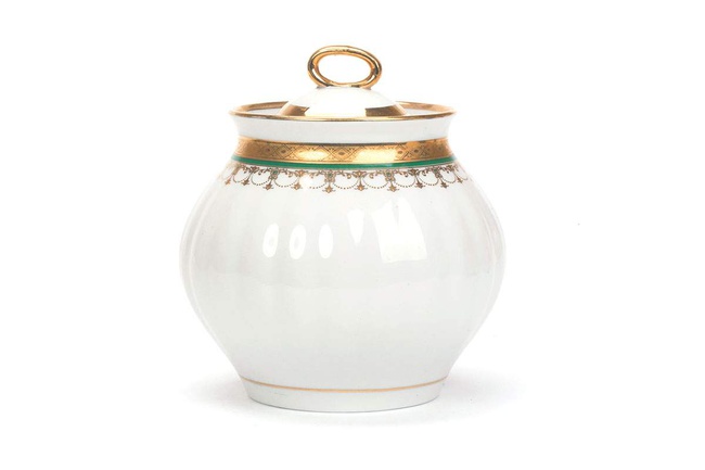 Сервиз чайный 15 предм. Белый лебедь Ожерелье