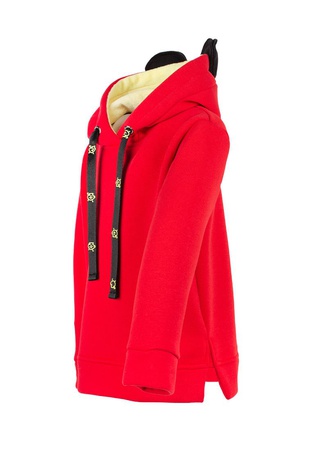 Худи красный с ушками Yumster YF.02.07.002