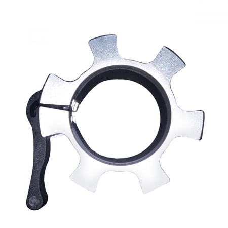 ЗАМОК ДЛЯ ГРИФА ШТАНГИ АЛЮМИНИЕВЫЙ. 50 ММ (ПАРА)