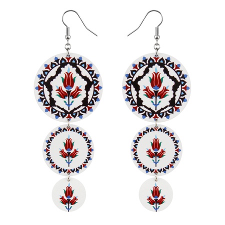 W-112B кожаная серьга