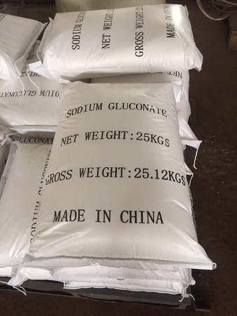 Sodium gluconate as set retarder in construction