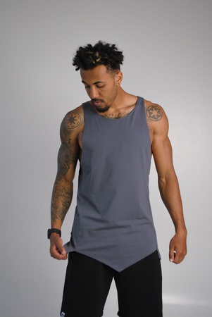 Майка мужская серая Hi Mate