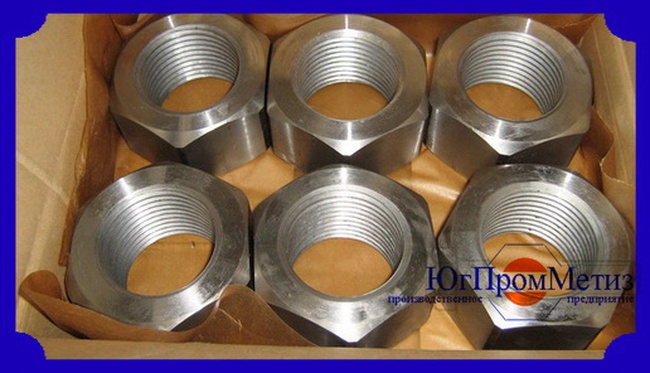 Çeşitli GOST&#39;lere göre somunlar