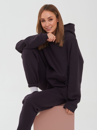 Костюм спортивный из флиса теплый OVERSIZE
