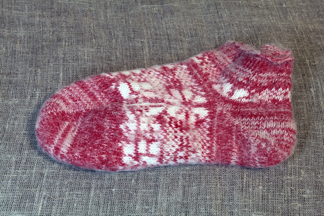 Kadınlar için yün ayak izleri